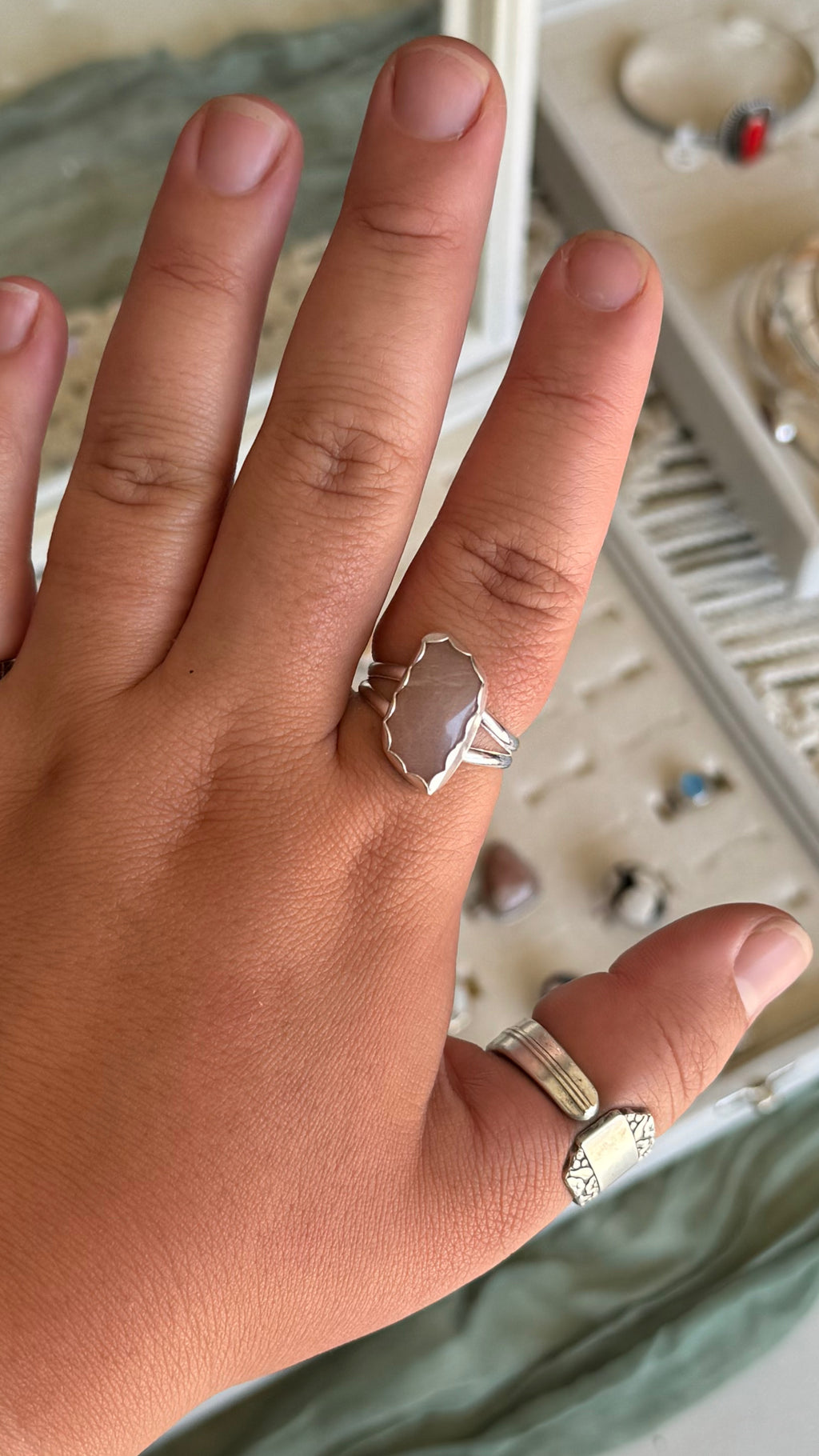 Pink Sunstone - size 12