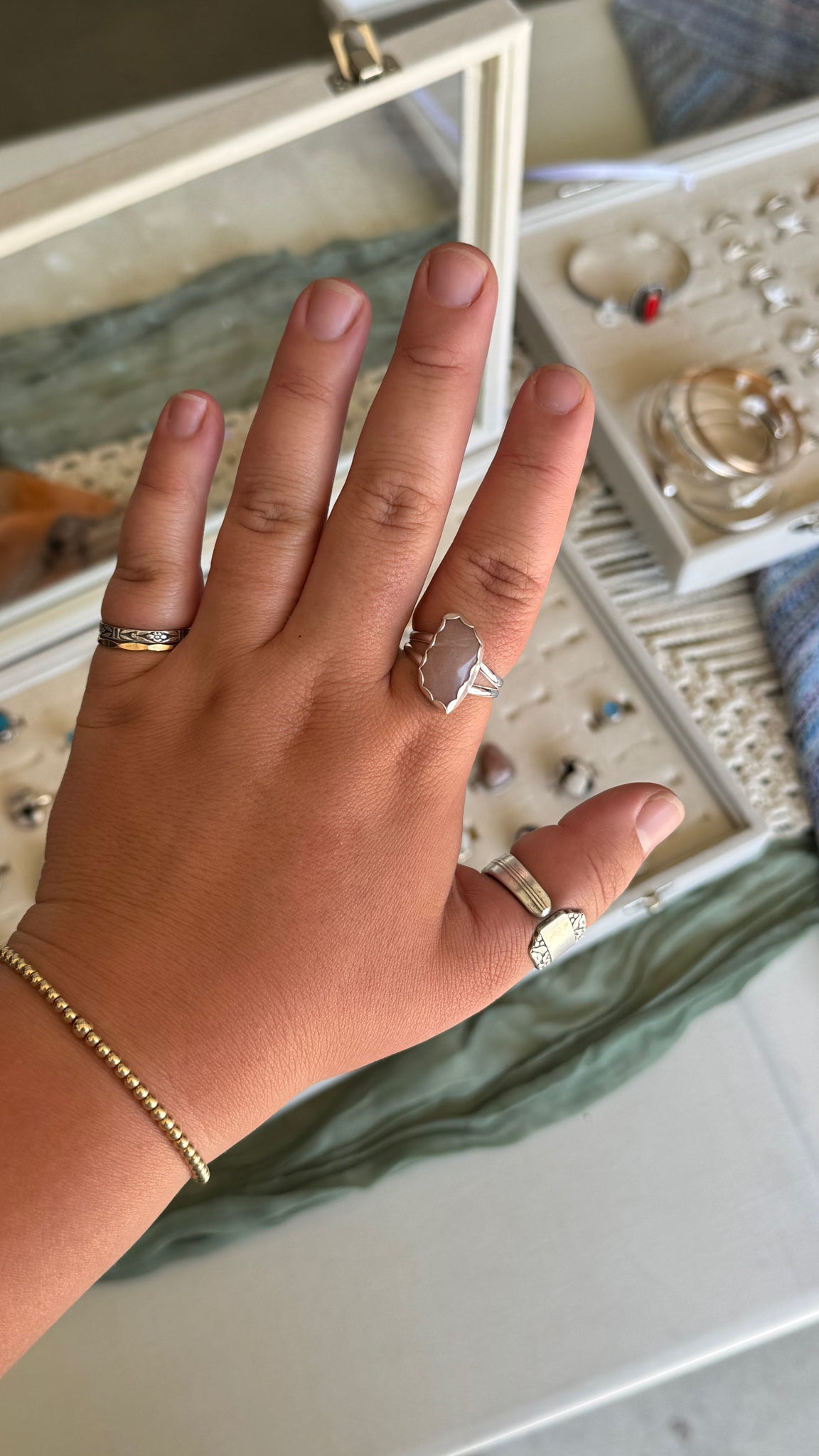 Pink Sunstone - size 12
