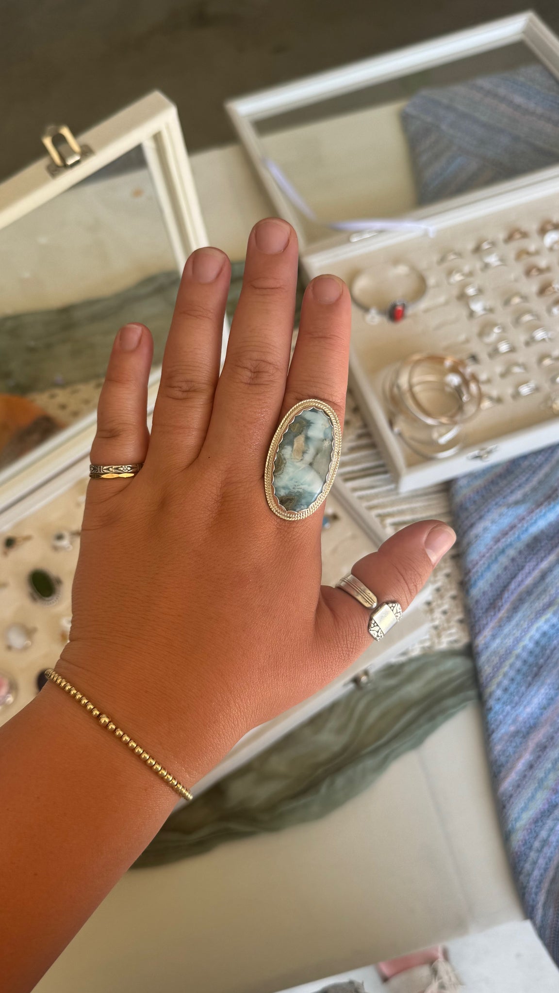 CHUNKY Larimar - size 11.5