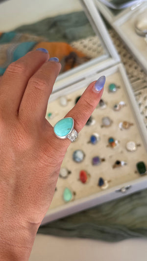 Teardrop Turquoise - size 5