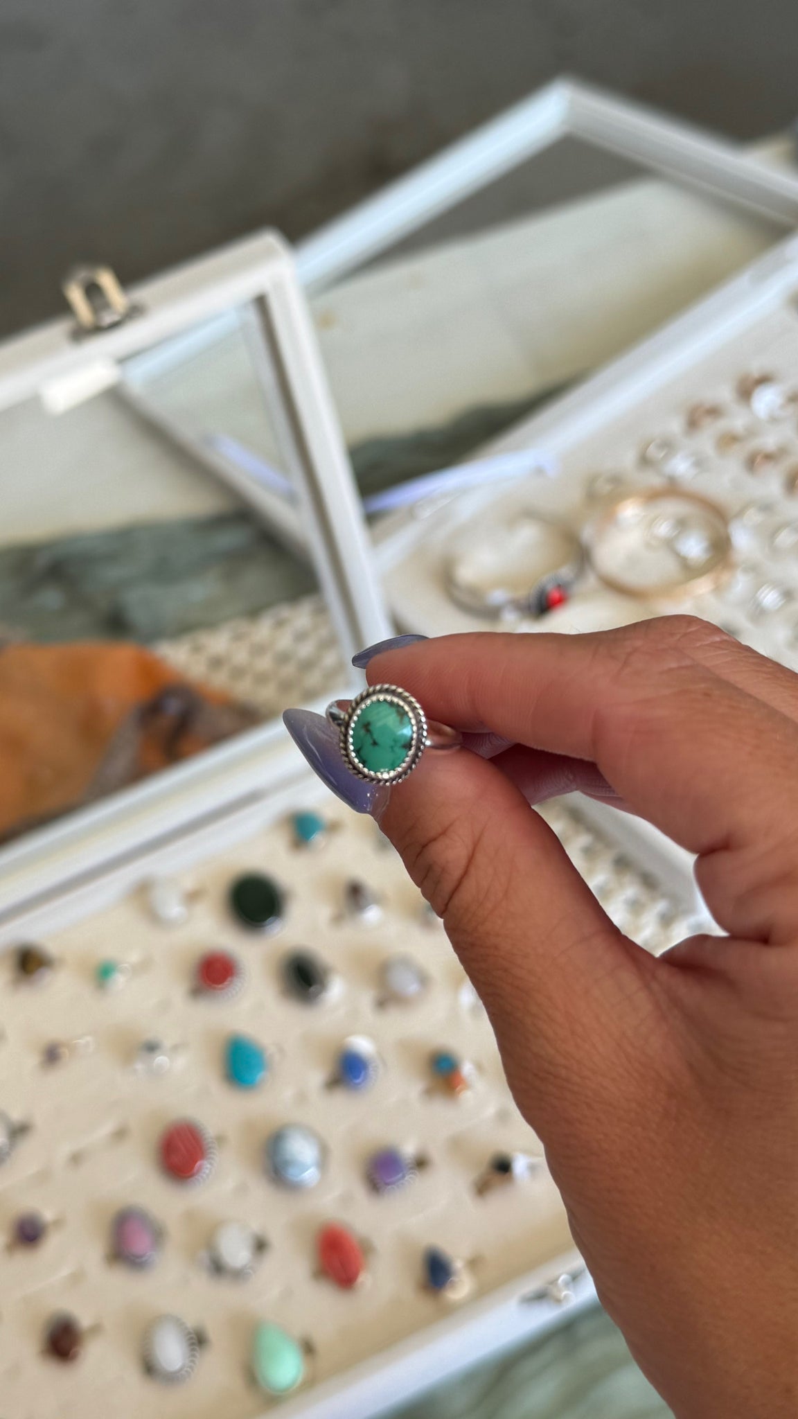 Twisted Turquoise - size 5.75