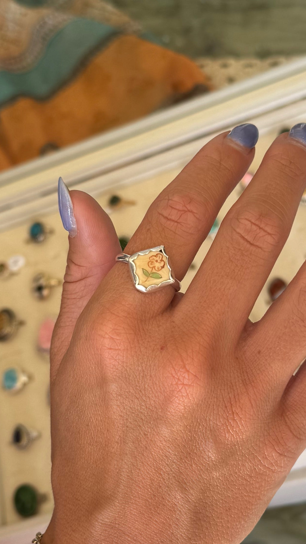 Painted Flower - size 10