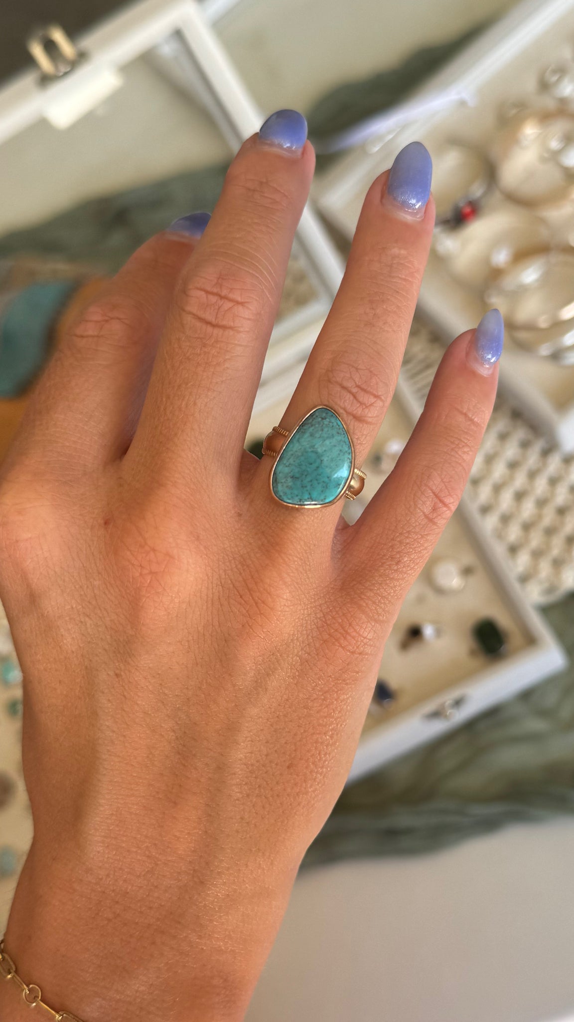 Turquoise in GF - size 8.5