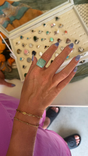 Square Amazonite - size 10