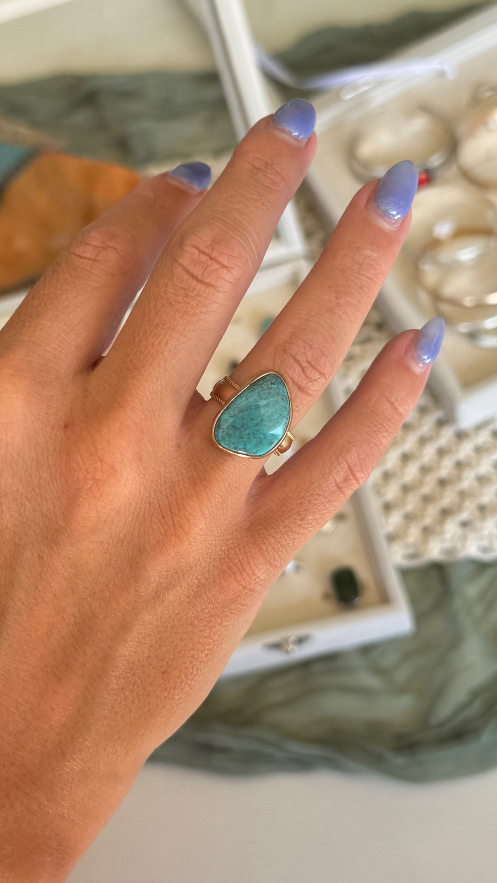 Turquoise in GF - size 8.5