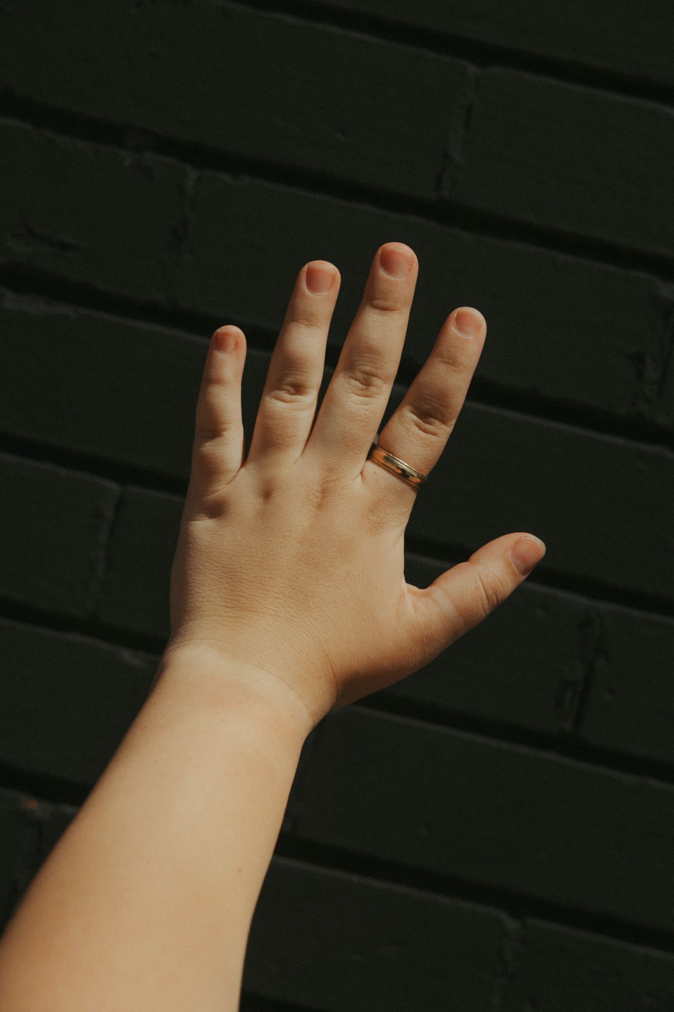 Crimped, Gold-Filled Chunky Band