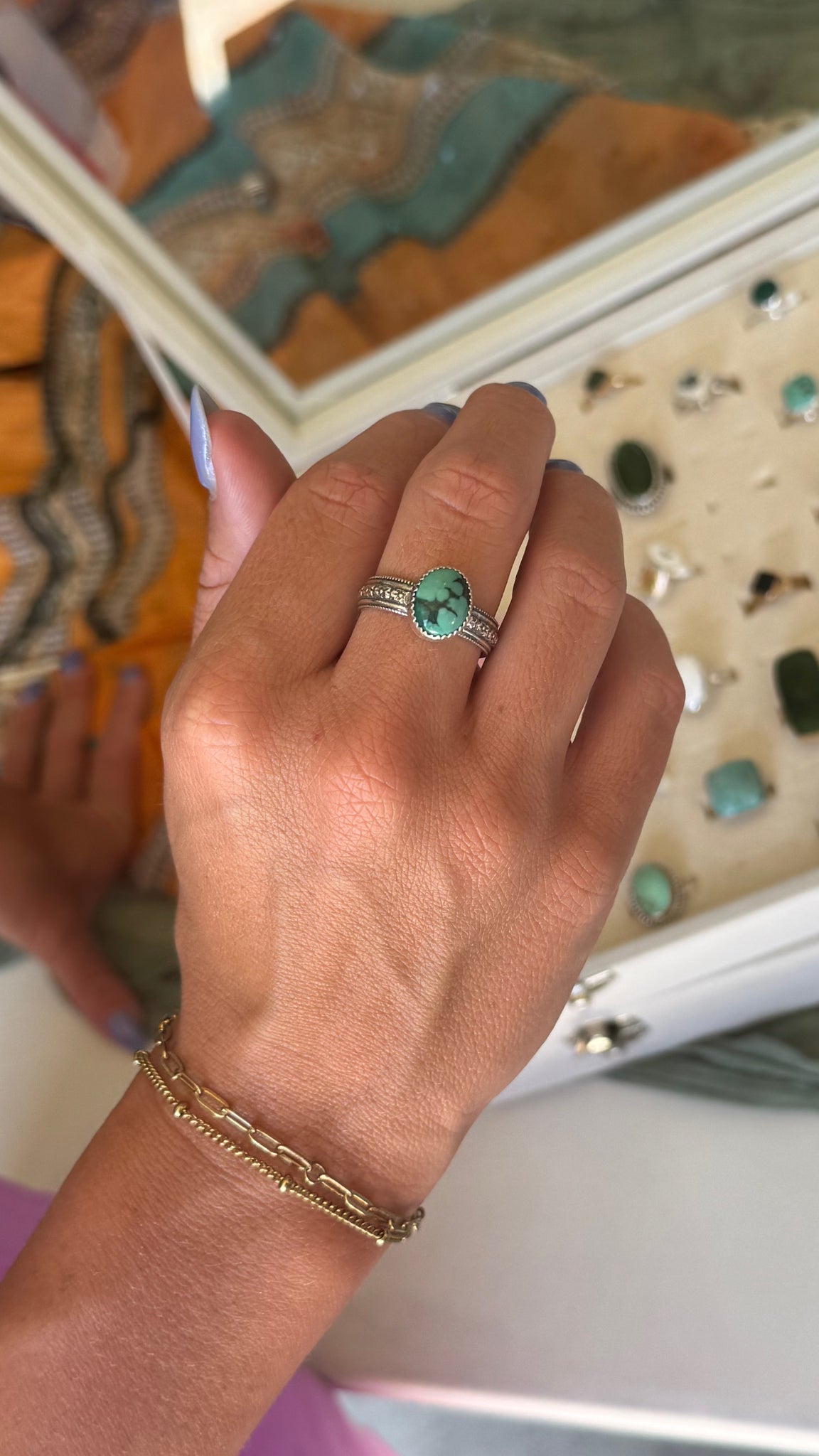 Porcelain Turquoise - size 10.5