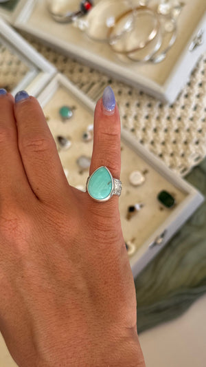 Teardrop Turquoise - size 5
