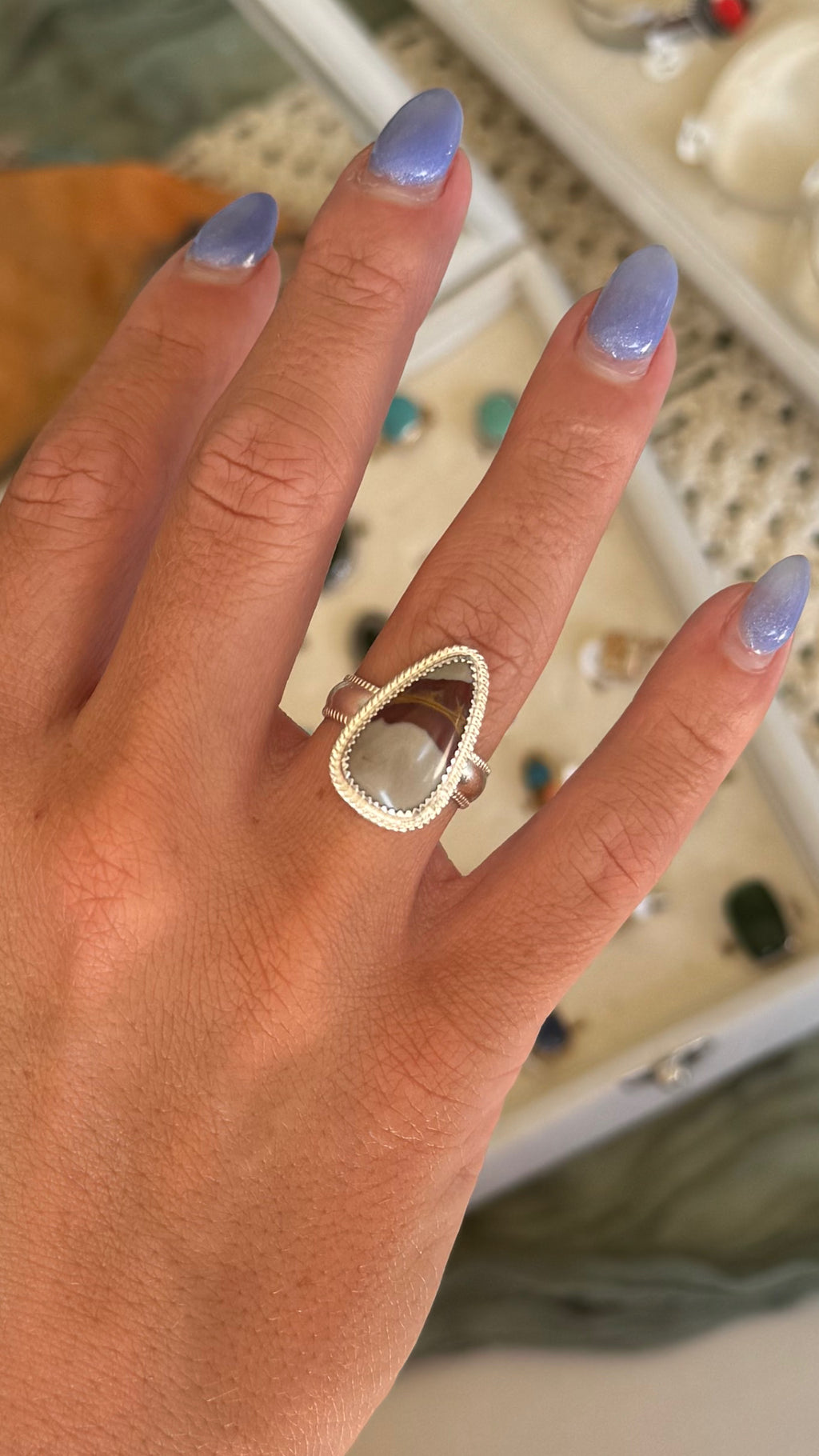 Triangle Jasper - size 8