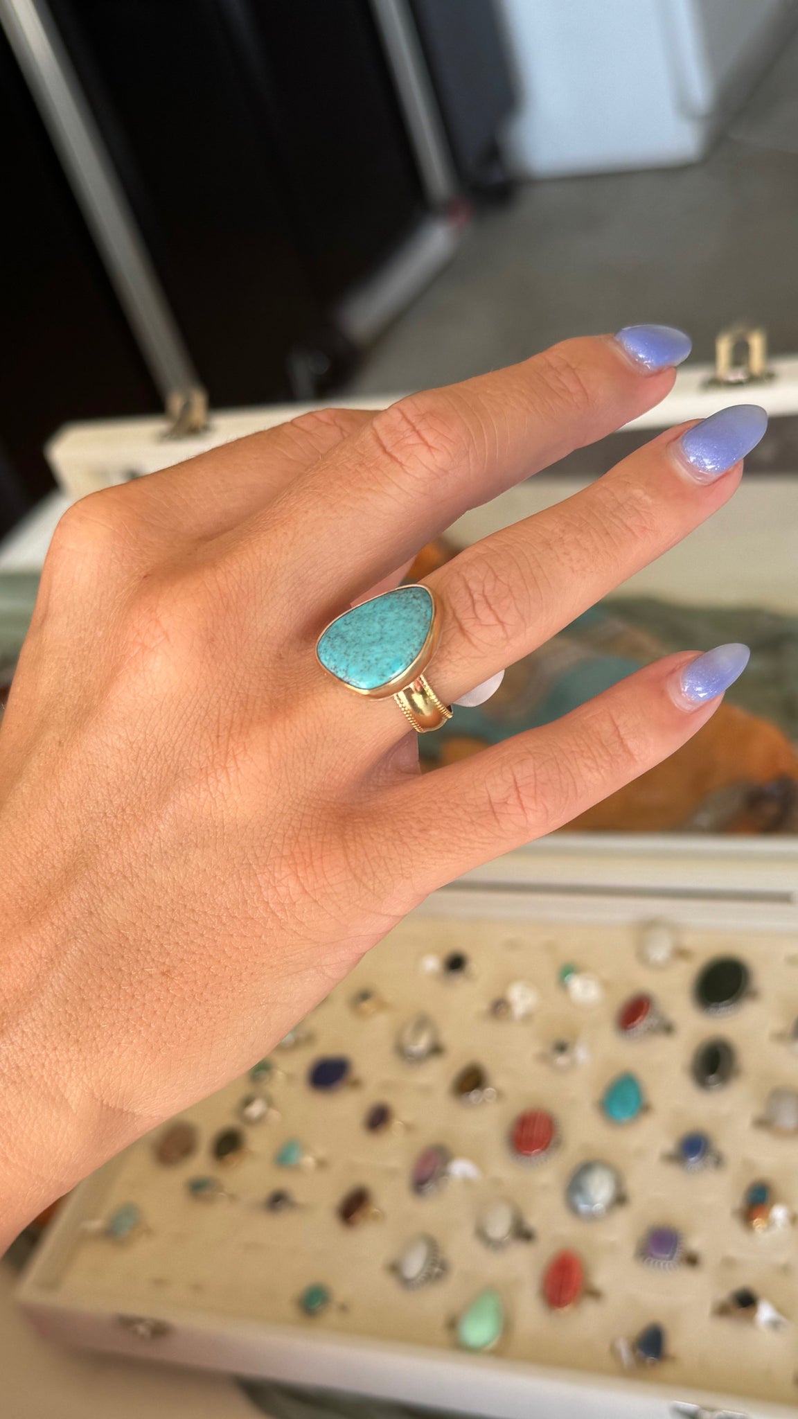Turquoise in GF - size 8.5