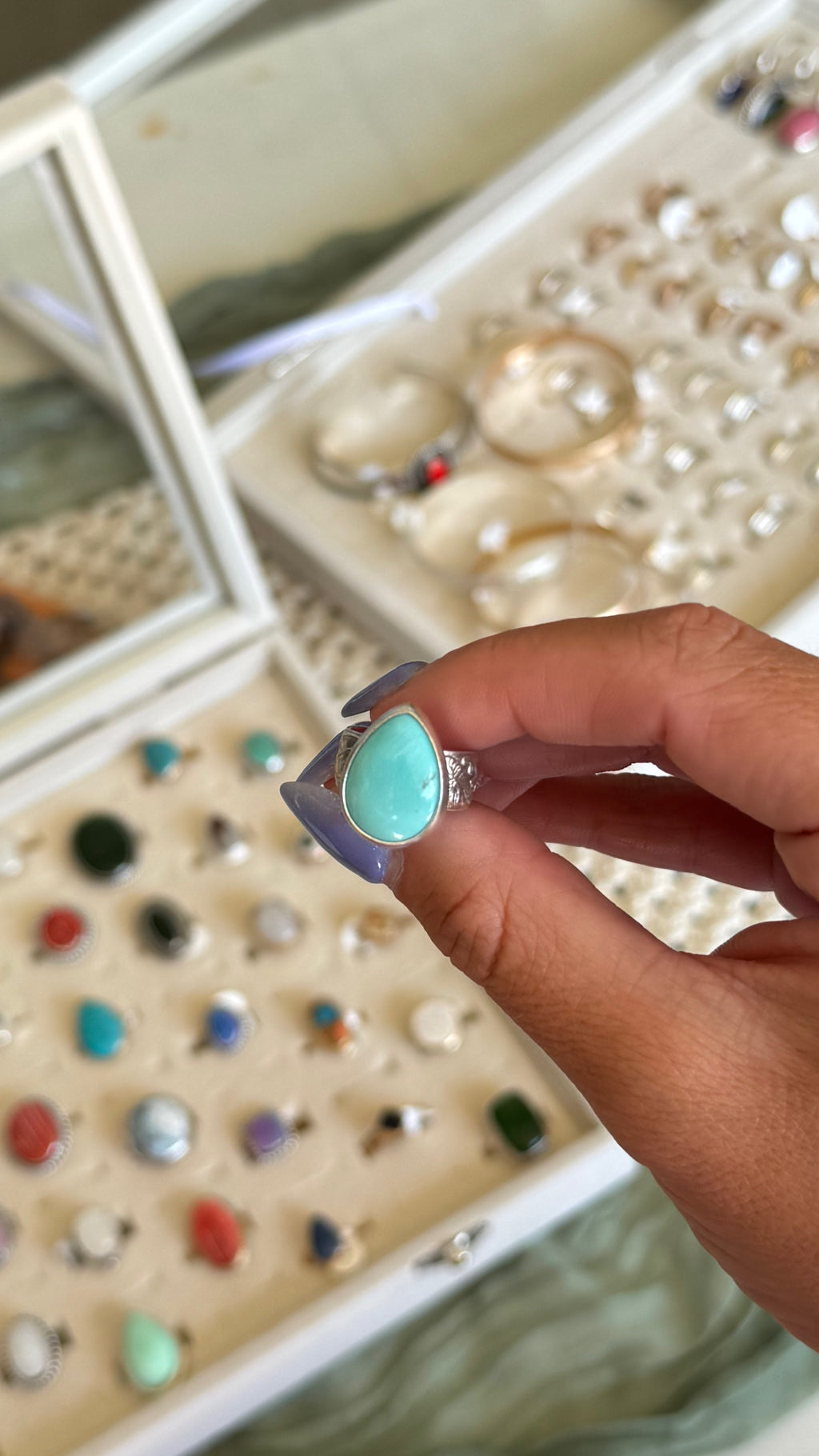 Teardrop Turquoise - size 5