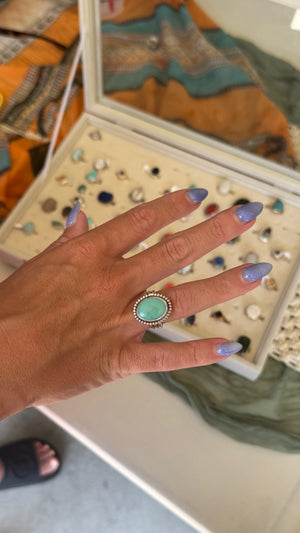 Beaded Turquoise - size 8.5