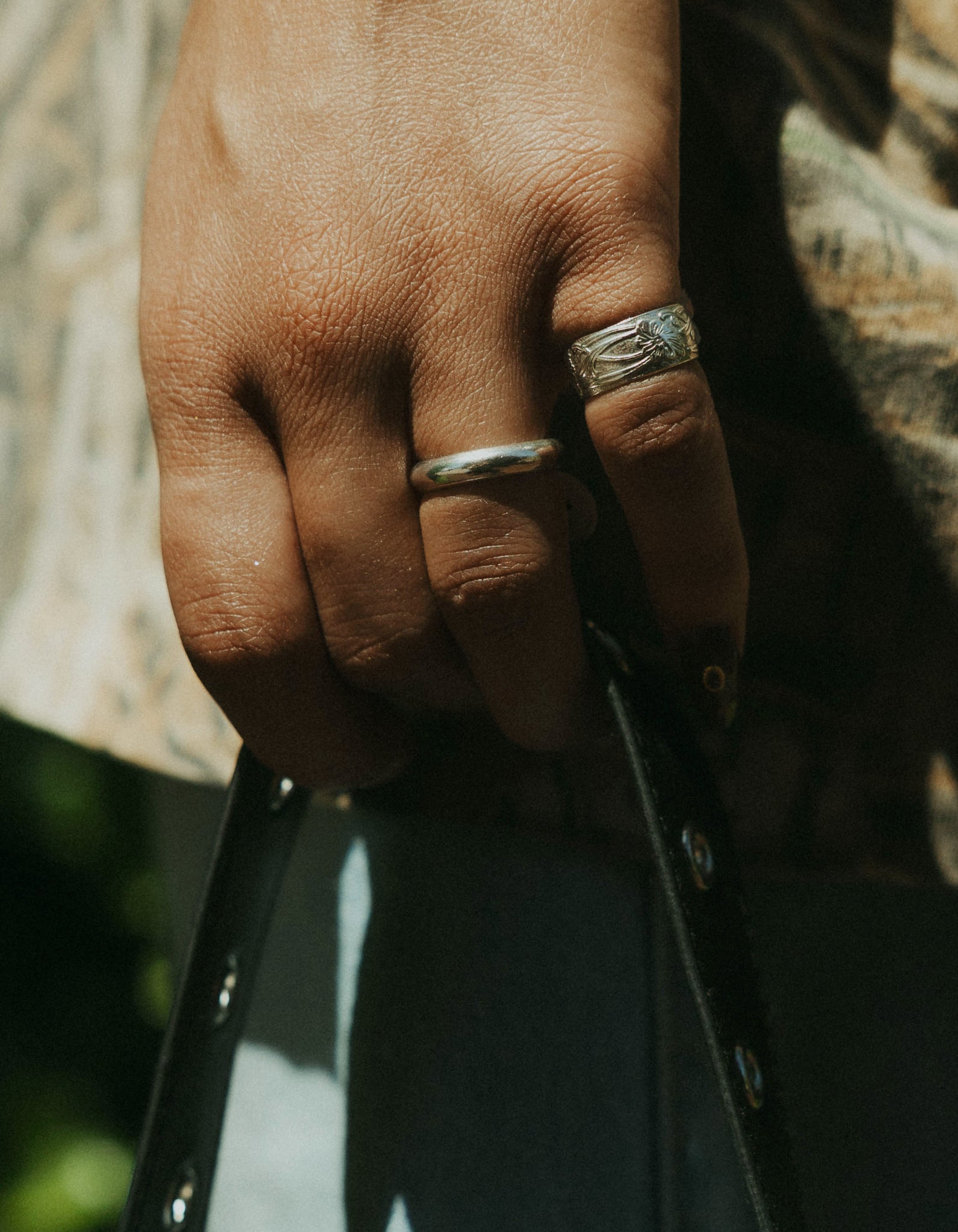 Florence Chunky Band in Silver