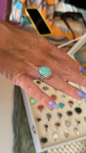 Beaded Turquoise - size 8.5