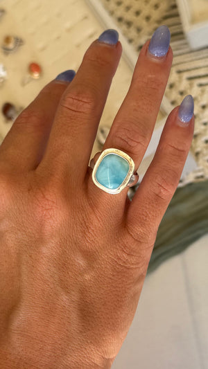 Thick Larimar - size 8