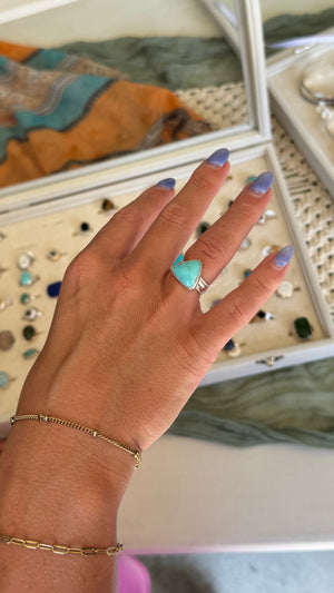 Triangle Turquoise - size 5.5