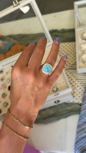 Thick Larimar - size 8