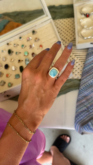 Thick Larimar - size 8